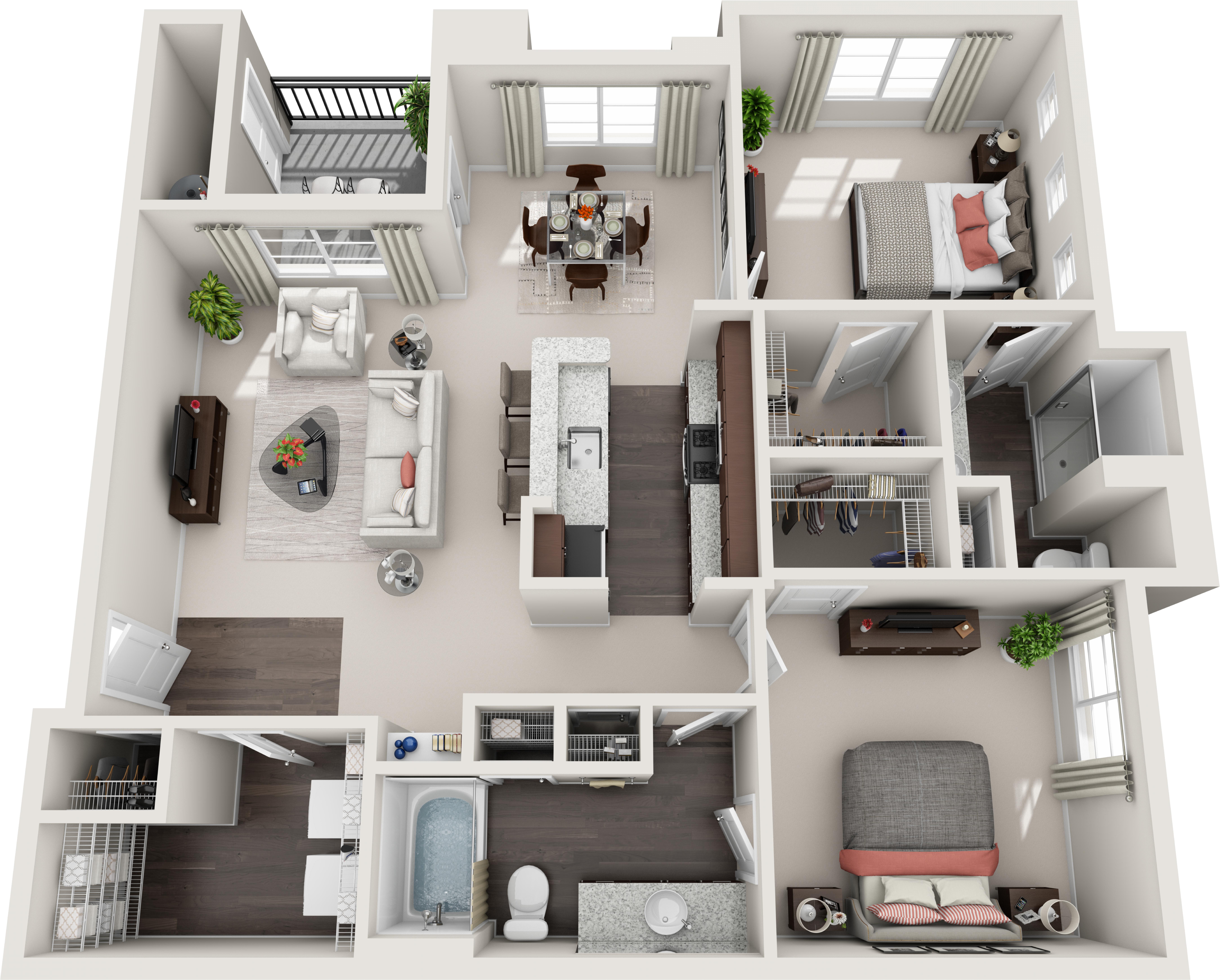 Floor plan layout diagram for B1